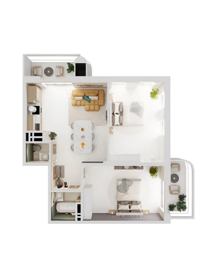 2-к квартира 109,5 м2