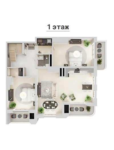 4-к квартира 282,1 м2